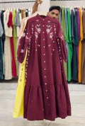 Buy 1 Get 1 Free – Trendy Embroidered Frock Collection