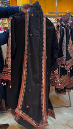 Women's Embroidery 3-Piece Suit
