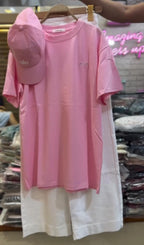 Women's 3-Piece T-Shirt, Pants & Matching Cap Set Buy 1 Get 1 Free