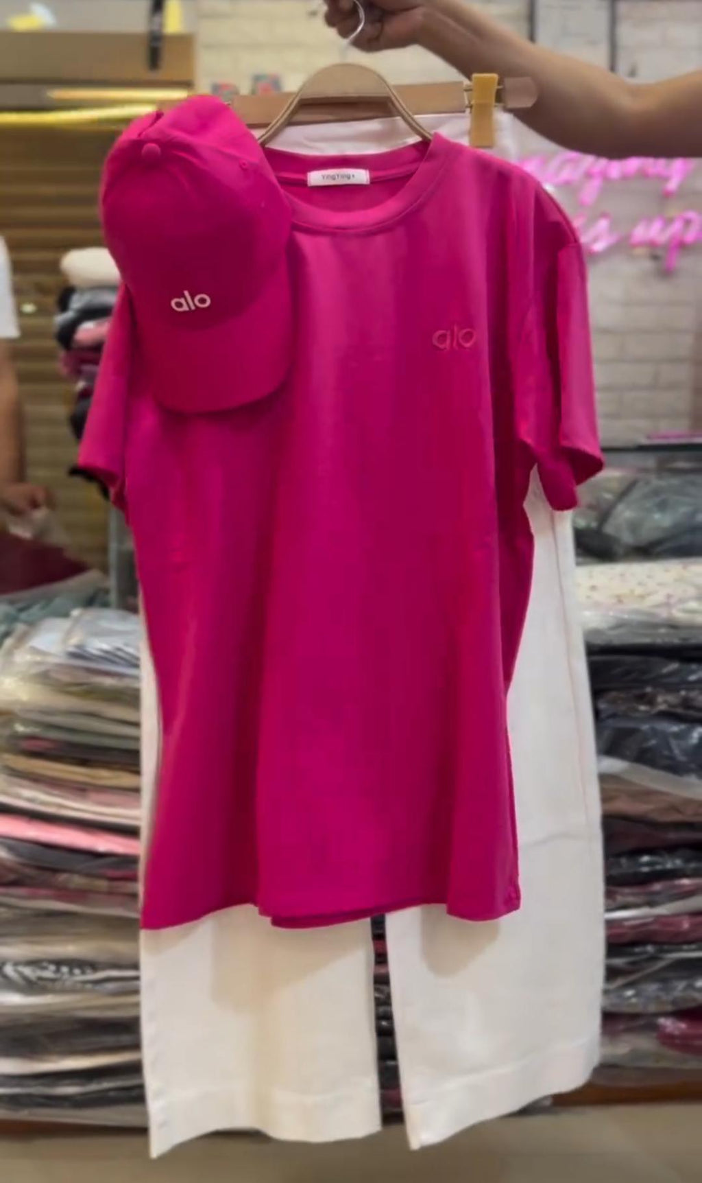 Women's 3-Piece T-Shirt, Pants & Matching Cap Set Buy 1 Get 1 Free