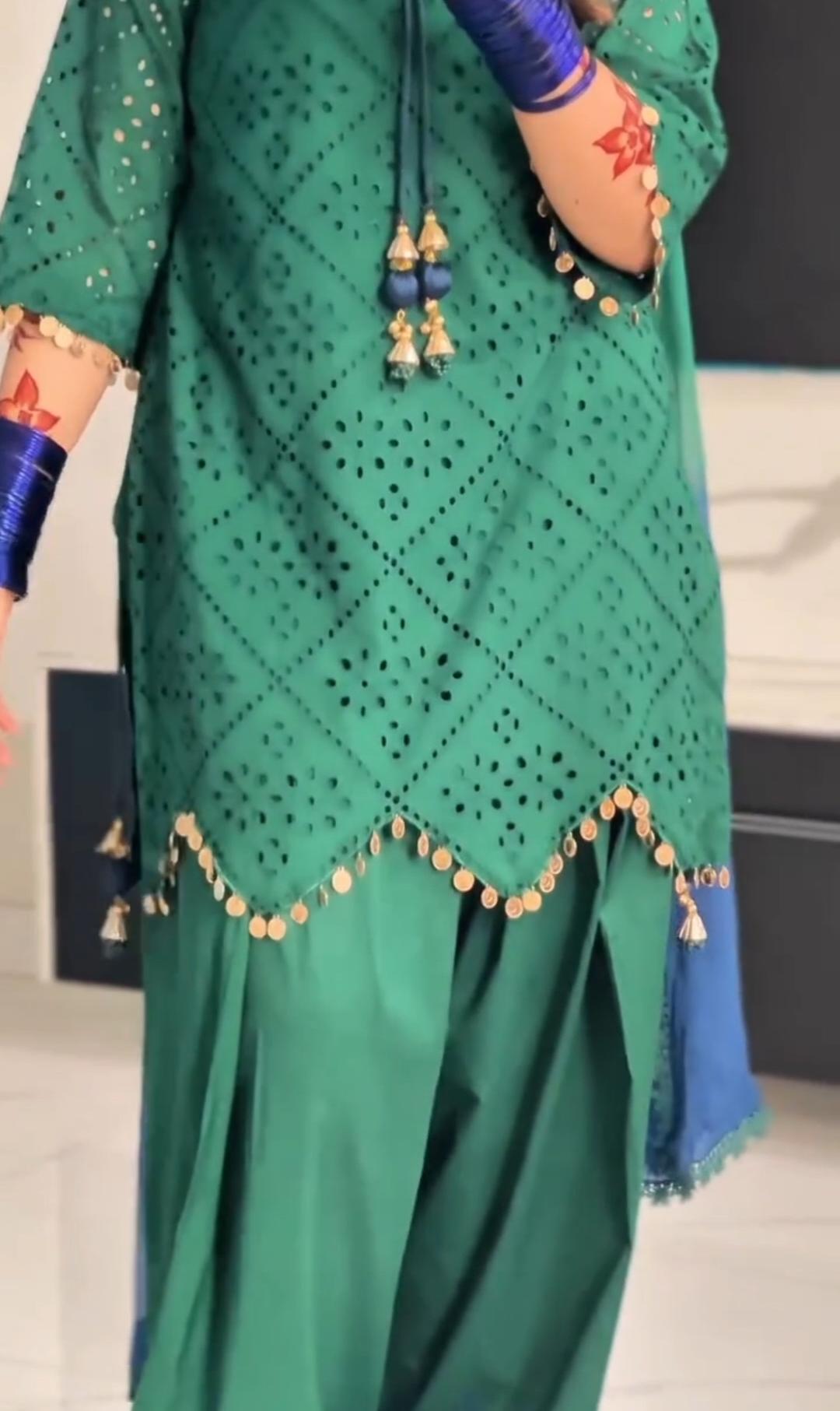 Women Chikankari 3-Piece Suit
