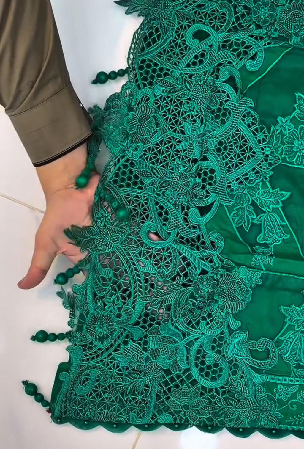 Women Luxury Embroidered 3-Piece Suit