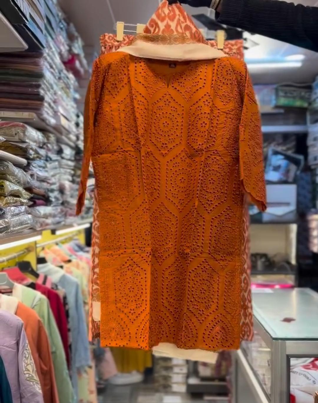 Chikankari 3-Piece Suit for Women