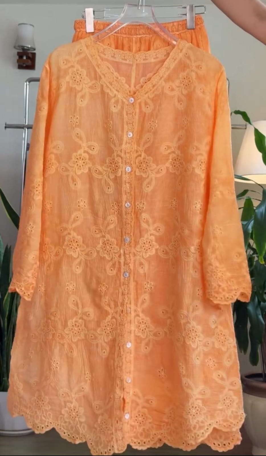 Women's Chikankari 2-Piece Set