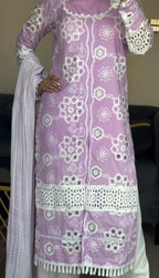 Embroidered Cotton Lawn 3-Piece Suit for Women