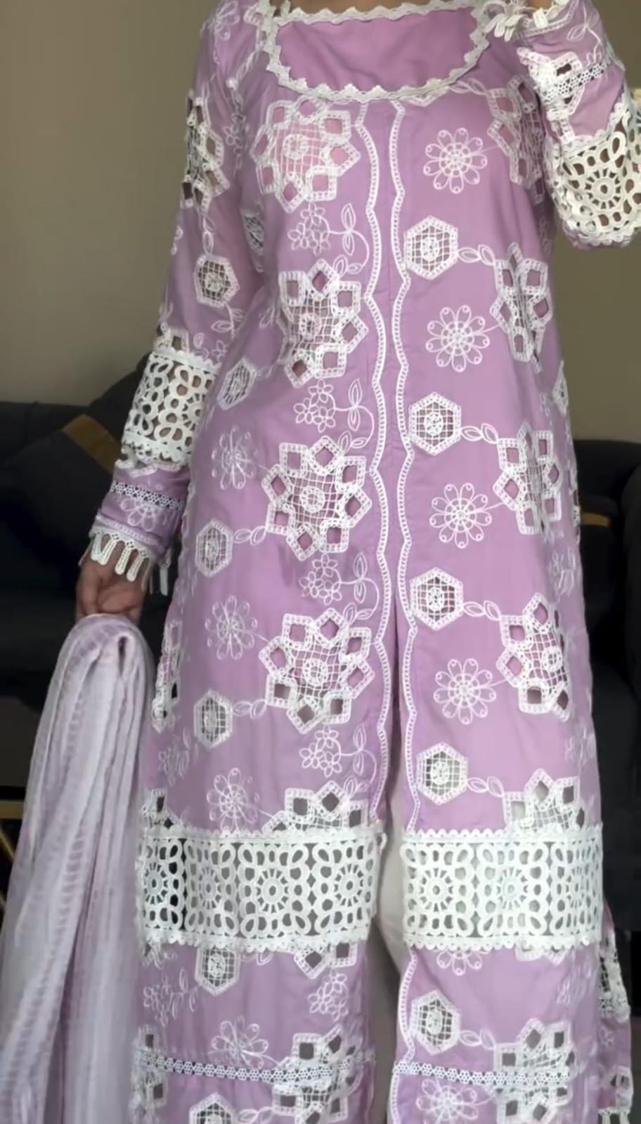 Embroidered Cotton Lawn 3-Piece Suit for Women
