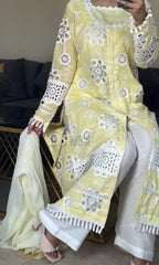 Embroidered Cotton Lawn 3-Piece Suit for Women