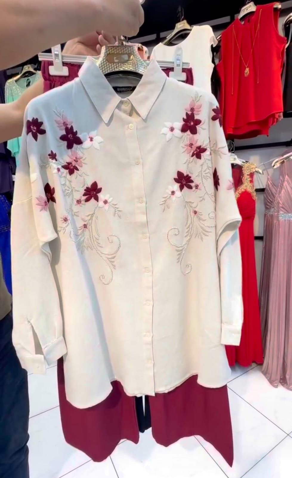 Beautiful Embroidery 2-Piece Shirt with Plazo