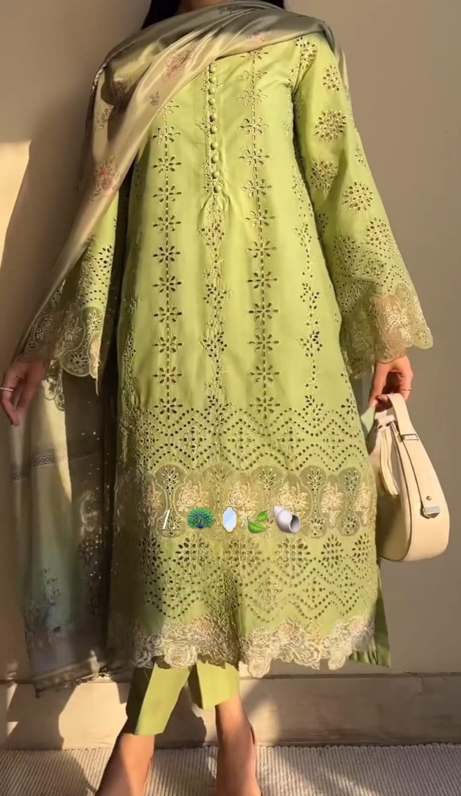 Beautiful Chikankari 3-Piece Suit for Women