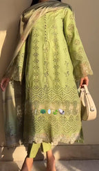 Beautiful Chikankari 3-Piece Suit for Women