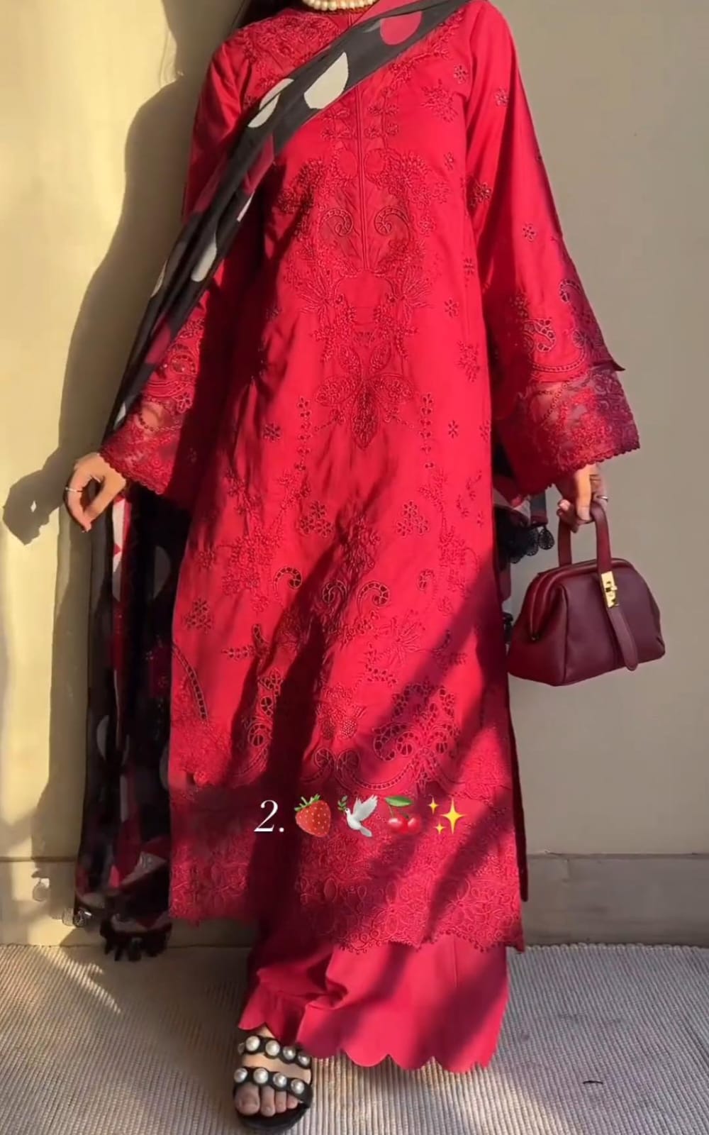 Beautiful Chikankari 3-Piece Suit for Women