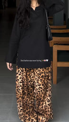 Women’s Leopard Print 2-Piece Shalwar Kameez Buy 1 Get 1 Free