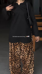 Women’s Leopard Print 2-Piece Shalwar Kameez Buy 1 Get 1 Free