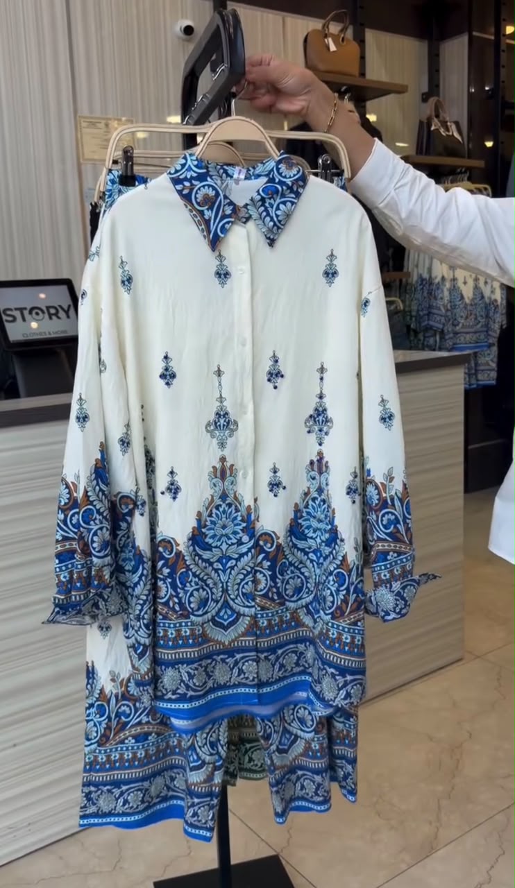Buy1 Get1 Free Printed Lawn Shirt – Elegant Coord Set